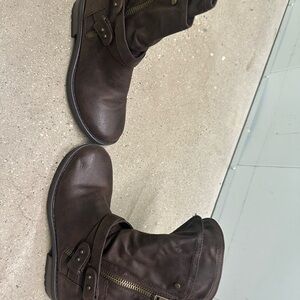 Carlos by Carlos Santana Brown Ankle Boots